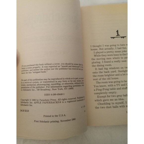 R.L. Stine's Goosebumps Book #13 Piano Lessons Can Be Murder Preowned - Picture 8 of 8